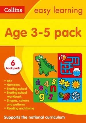 Collins Easy Learning Starter Set Ages 3-5 de Collins Easy Learning