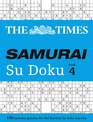 The Times Samurai Su Doku Book 4: Book C de The Times Mind Games