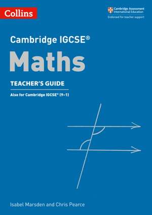 Cambridge Igcse(r) Maths Teacher Guide de Collins Uk