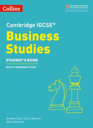 Cambridge IGCSE(TM) Business Studies Student's Book de ANDREW DEAN