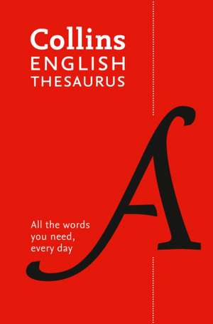 Paperback English Thesaurus Essential de Collins Dictionaries