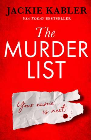 MURDER LIST PB de Jackie Kabler