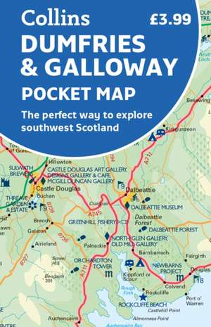 Dumfries & Galloway Pocket Map de Collins Maps