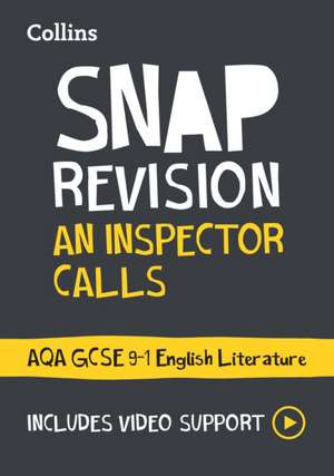 An Inspector Calls: AQA GCSE 9-1 English Literature Text Guide de Collins Gcse