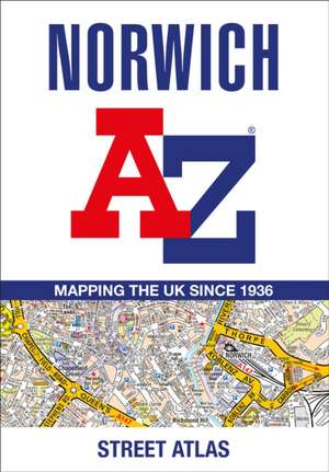 Norwich A-Z Street Atlas de A-Z Maps