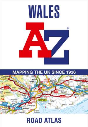 Wales A-Z Road Atlas de A-Z Maps