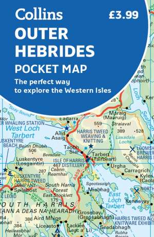 Outer Hebrides Pocket Map de Collins Maps