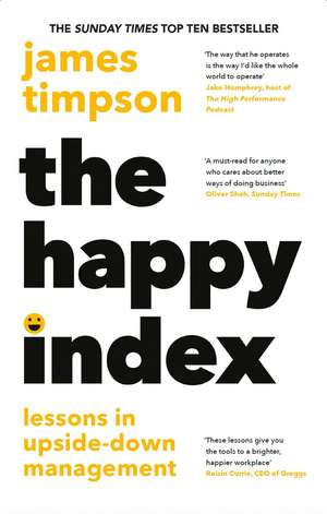 The Happy Index de James Timpson