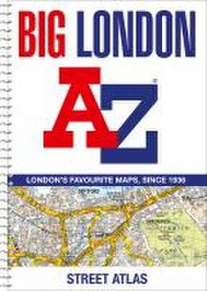 Big London A-Z Street Atlas de A-Z Maps