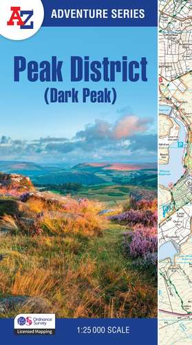 Peak District (Dark Peak) de A-Z Maps