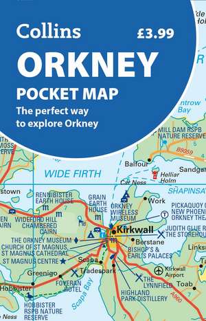 Orkney Pocket Map de Collins Maps