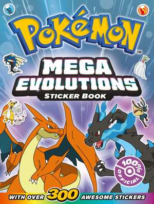 Pokemon Mega Evolutions Sticker Book de Pokemon