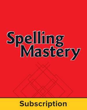 Spelling Mastery Level D Teacher Online Subscription, 1 year de N/A Mcgraw-Hill Education