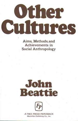 Other Cultures de John Beattie