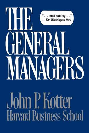 General Managers de John P. Kotter