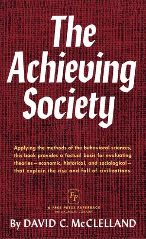 Achieving Society de David C. McClelland