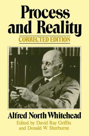 Process and Reality de Alfred North Whitehead