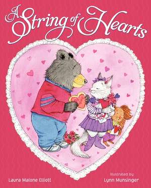 A String of Hearts: A Valentine's Day Book For Kids de Laura Malone Elliott