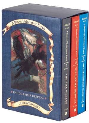 A Series of Unfortunate Events Box: The Dilemma Deepens (Books 7-9) de Lemony Snicket