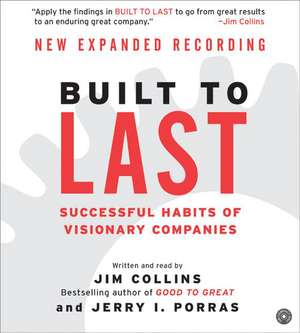 Built to Last CD: Successful Habits of Visionary Companies de Jim Collins