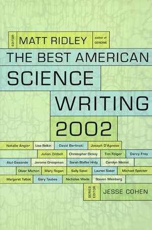 The Best American Science Writing 2002 de Matt Ridley