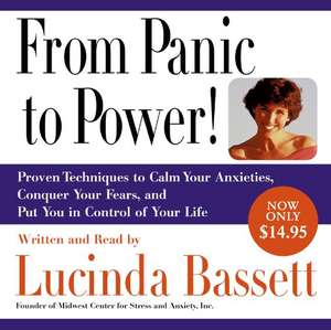 From Panic to Power CD Low Price de Lucinda Bassett