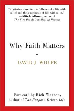 Why Faith Matters de David J. Wolpe