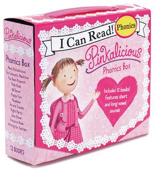 Pinkalicious 12-Book Phonics Fun!: Includes 12 Mini-Books Featuring Short and Long Vowel Sounds de Victoria Kann