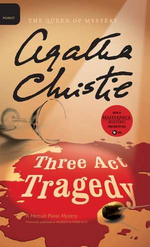 Three Act Tragedy de Agatha Christie