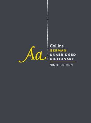 Collins German Unabridged Dictionary, 9th Edition de HarperCollins Publishers Ltd.