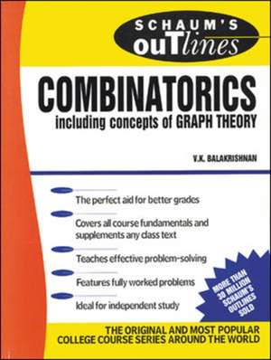 Schaum's Outline of Combinatorics de V. Balakrishnan