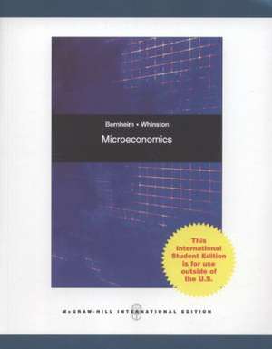Microeconomics de B. Douglas Bernheim