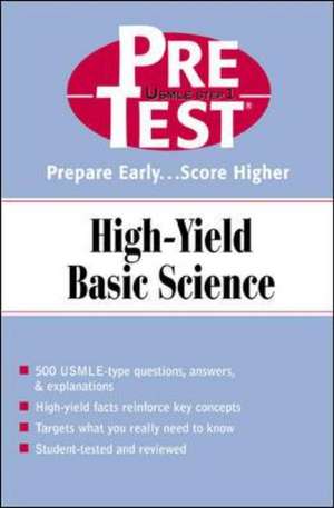 Pretest: Pretest High-Yield Basic Science