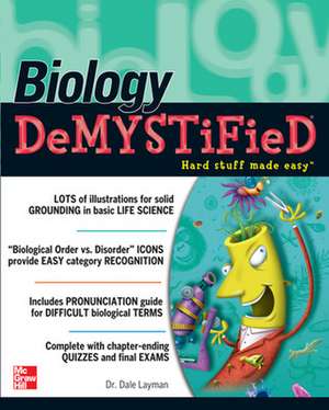 Biology Demystified de Dale Layman