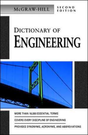 Dictionary of Engineering de N/A McGraw Hill