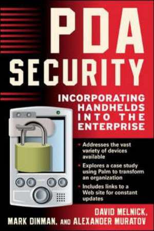 PDA Security de David Melnick