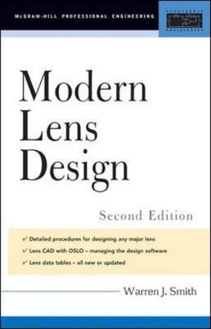 Modern Lens Design de Warren Smith