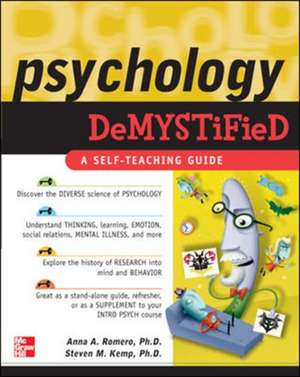 Psychology Demystified de Anna Romero