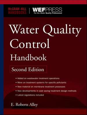 Water Quality Control Handbook, Second Edition de E. Alley