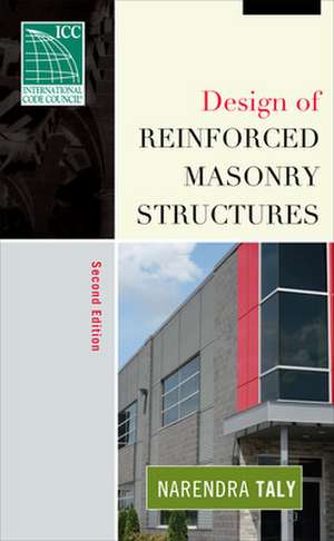 Design of Reinforced Masonry Structures de Narendra Taly