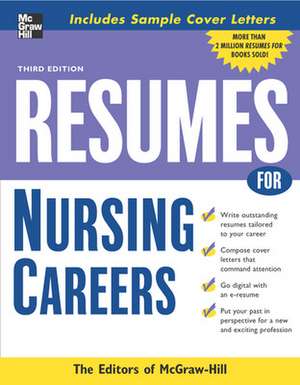 Resumes for Nursing Careers de N/A McGraw Hill