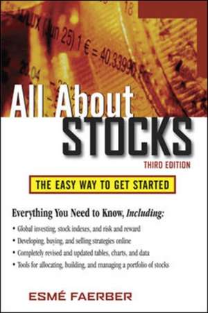 All About Stocks, 3E de Esme Faerber