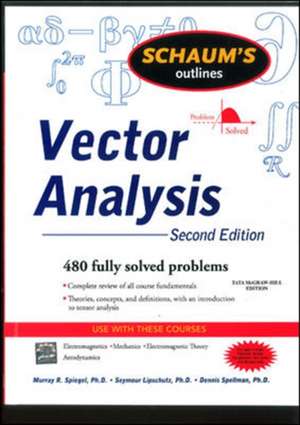 Schaum's Outline of Vector Analysis, 2ed de Murray Spiegel