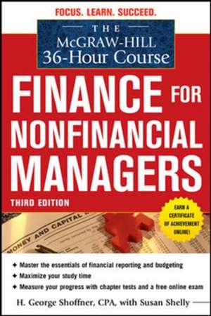 The McGraw-Hill 36-Hour Course: Finance for Non-Financial Managers 3/E de H. George Shoffner