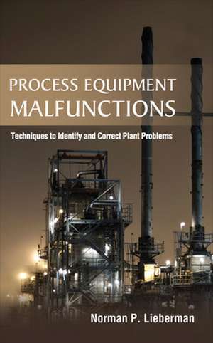 Process Equipment Malfunctions de Norman P. Lieberman