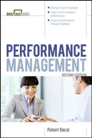 Performance Management 2/E de Robert Bacal