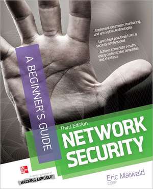 Network Security A Beginner's Guide, Third Edition de Eric Maiwald