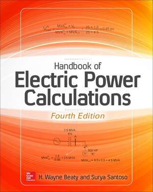 Handbook of Electric Power Calculations, Fourth Edition de H. Wayne Beaty