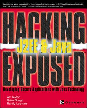 Hacking Exposed J2ee & Java de Brian Buege