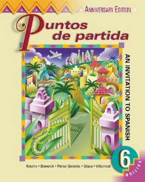 Puntos de Partida (Student Edition + Listening Comprehension Audiocassette) [With Cassette] de Marty Knorre